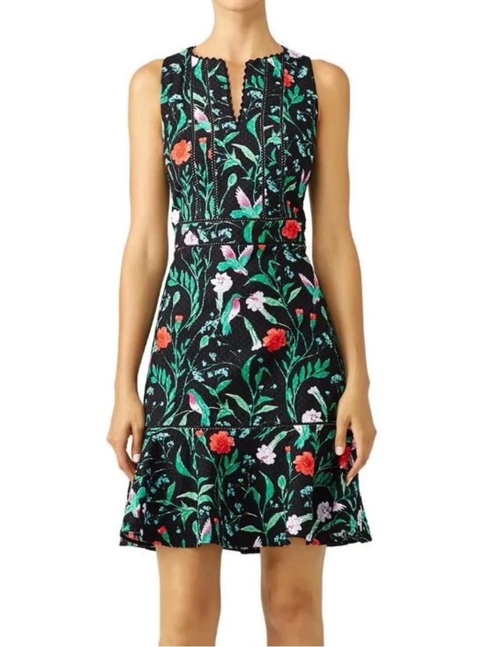 Kate Spade New York Jardin Tile Jacquard Dress.